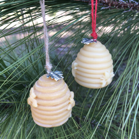 handmade beeswax ornament